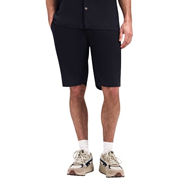Short Chino With Linen, Garment Dye Night