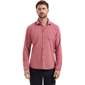 Shirt Herringbone Fine Corduroy Old Pink