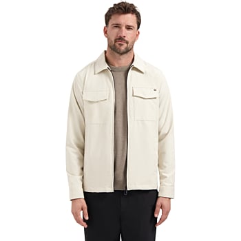 Overshirt Full Zipper Stretch Sedoc Stone