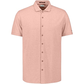 Shirt Short Sleeve Melange Jersey Light Mauve