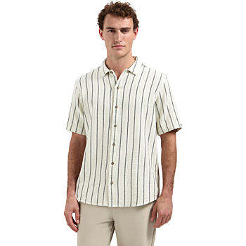 Shirt Short Sleeve Dobby 2Tone Stri Kit