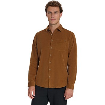 Shirt Baby Corduroy Chest Pockets Caramel