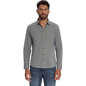 Shirt Yarn Dyed Check Sand