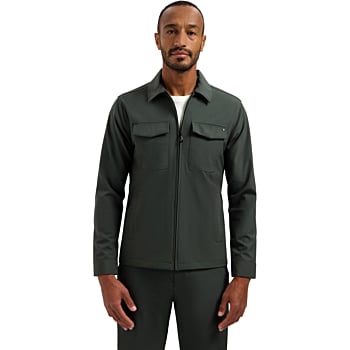 Overshirt Full Zipper Stretch Sedoc Dark Steel