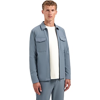 Overshirt Full Zipper Stretch Sedoc Carbon Blue