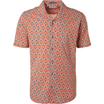 Shirt short sleeve resort collar al papaya
