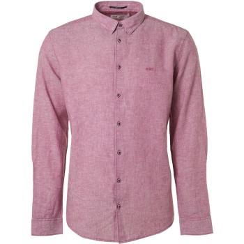 Shirt 2 colour melange with linen mauve