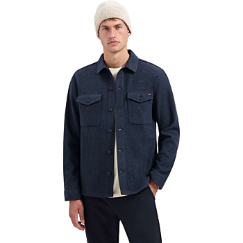 Overshirt Button Closure Melange Night