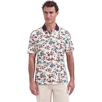 Polo Short Sleeve Printed Seablue