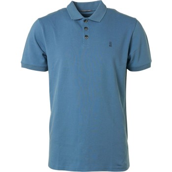 Polo solid stretch responsible choi blue