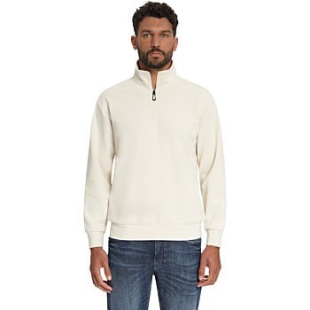 Sweater Half Zip Stone