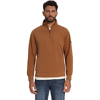 Sweater Half Zip Caramel