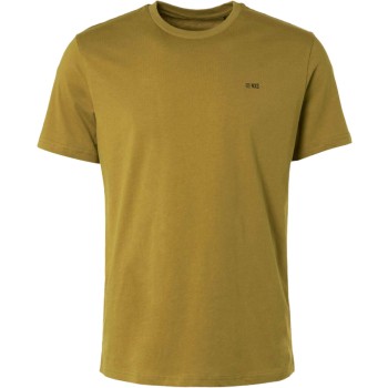 T-shirt crewneck solid basic olive