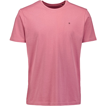 T-Shirt Crewneck Solid Basic Old Pink