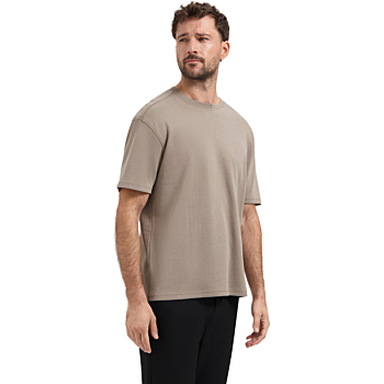 T-Shirt Crewneck Solid Heavy Interl Clay