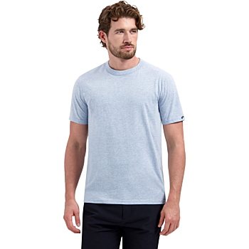 T-Shirt Crewneck Melange Blue