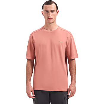 T-Shirt Crewneck Graphic Coral