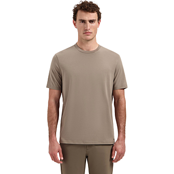 T-Shirt Crewneck Solid Basic Stretc Clay