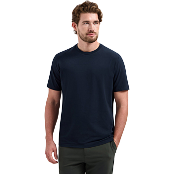 T-Shirt Crewneck Solid Basic Stretc Night