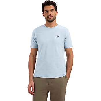 T-Shirt Crewneck Peached Dusty Blue