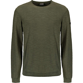 Pullover Crewneck Garment Dyed + St Dark Moss