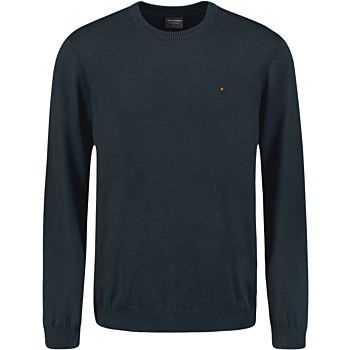 Pullover Crewneck 2 Coloured Melang Night