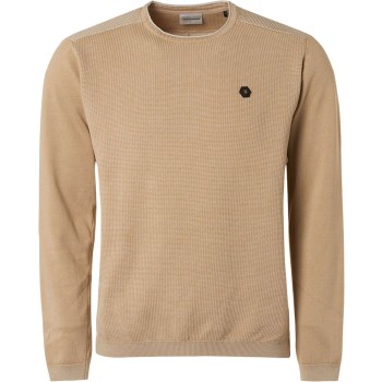 Pullover crewneck relief garment dy sand