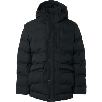 Jacket short fit sealed hooded black