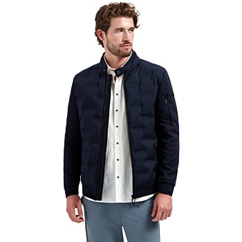 Jacket Short Fit Sealed Knitted Mix Night