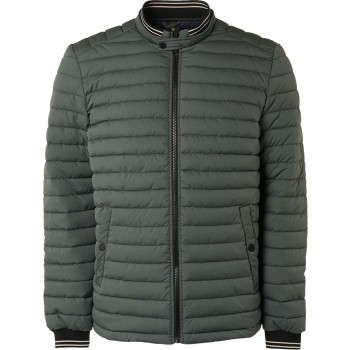 Jacket short fit padded dark seagreen