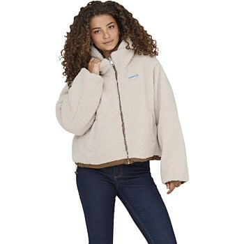 ONLMARIA omkeerbaar JACKET ecru en caramel