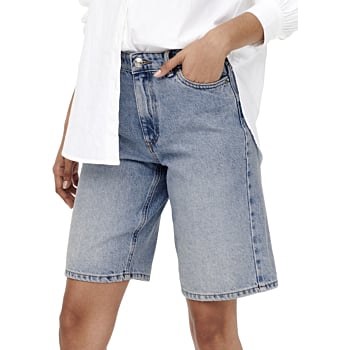 ONLSONNY HW WIDE DNM SHORTS NOOS Light Blue Denim