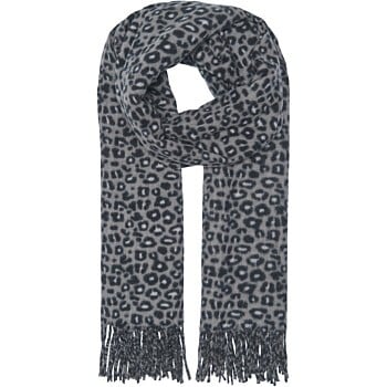 ONLJOSEPHINE ANIMAL PRINT SCARF CC ACC Dark Grey M