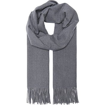 ONLASTRID SOFT WOVEN FRINGE SCARF CC ACC Dark Grey