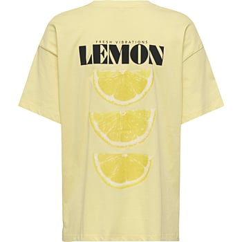 ONLVIVVI S/S LOVELY TOP JRS Sunlight/Lemon exoti