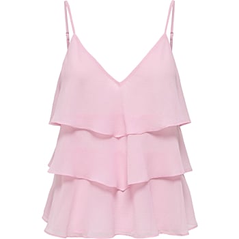 ONLLINN LIFE FLOUNCE SINGLET WVN NOOS Romance Rose
