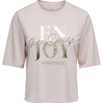 ONLFREE MAYA S/S PRINT TOP BOX JRS Pale Lilac/Enjo