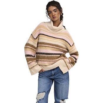ONLPERIL LS ROLLNECK EX KNT Birch/Thin/Humus/Bre