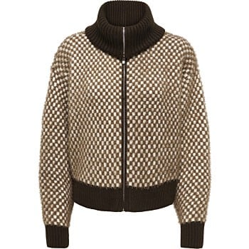 ONLHAYLO LS ZIP COLLAR KNIT JACKET KNT Coffee Bean