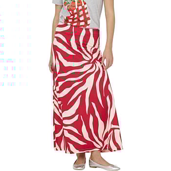 ONLCHIGO SAKURA LONG SKIRT WVN Barbados Cherry/FLO
