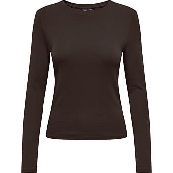 ONLRILEY O-NECK L/S TOP JRS NOOS Black Coffee