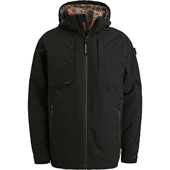 Semi long jacket SNOWPACK Micro ri Black