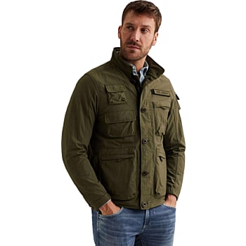 Semi long jacket CARGOYET - Slubbe Ivy Green