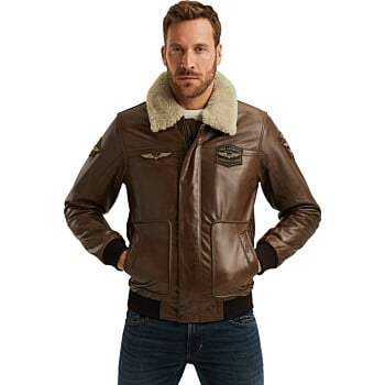 Flight jacket HUDSON Buff Carwan D.Brown