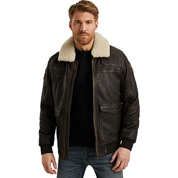 Flight jacket SNOWPROP sheep veg r Espresso