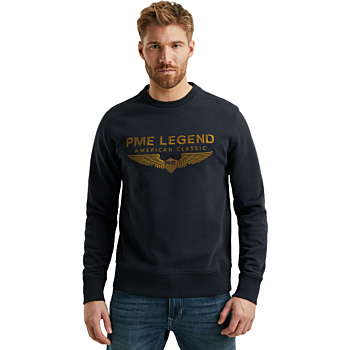 Crewneck soft terry with logo Salute
