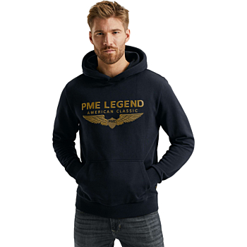 Hooded soft terry with logo Salute
