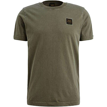 Short sleeve r-neck special washed Ivy Green