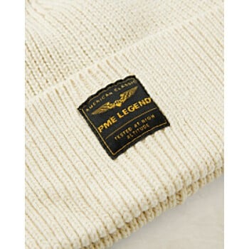 Beanie basic Bone White