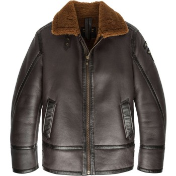 Lammy jacket 100% sheepskin d.brown